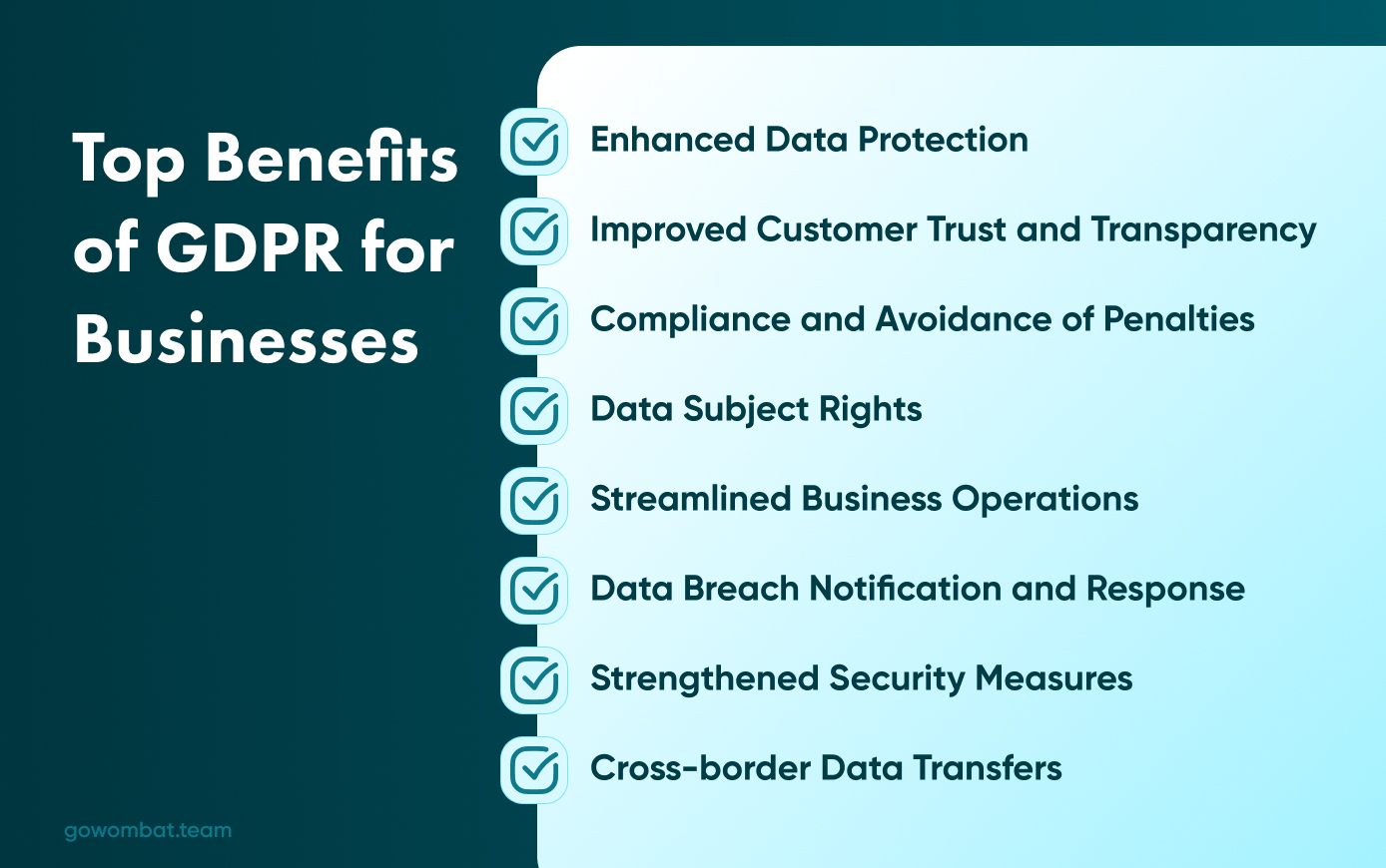 Top Benefits of GDPR for Businesses