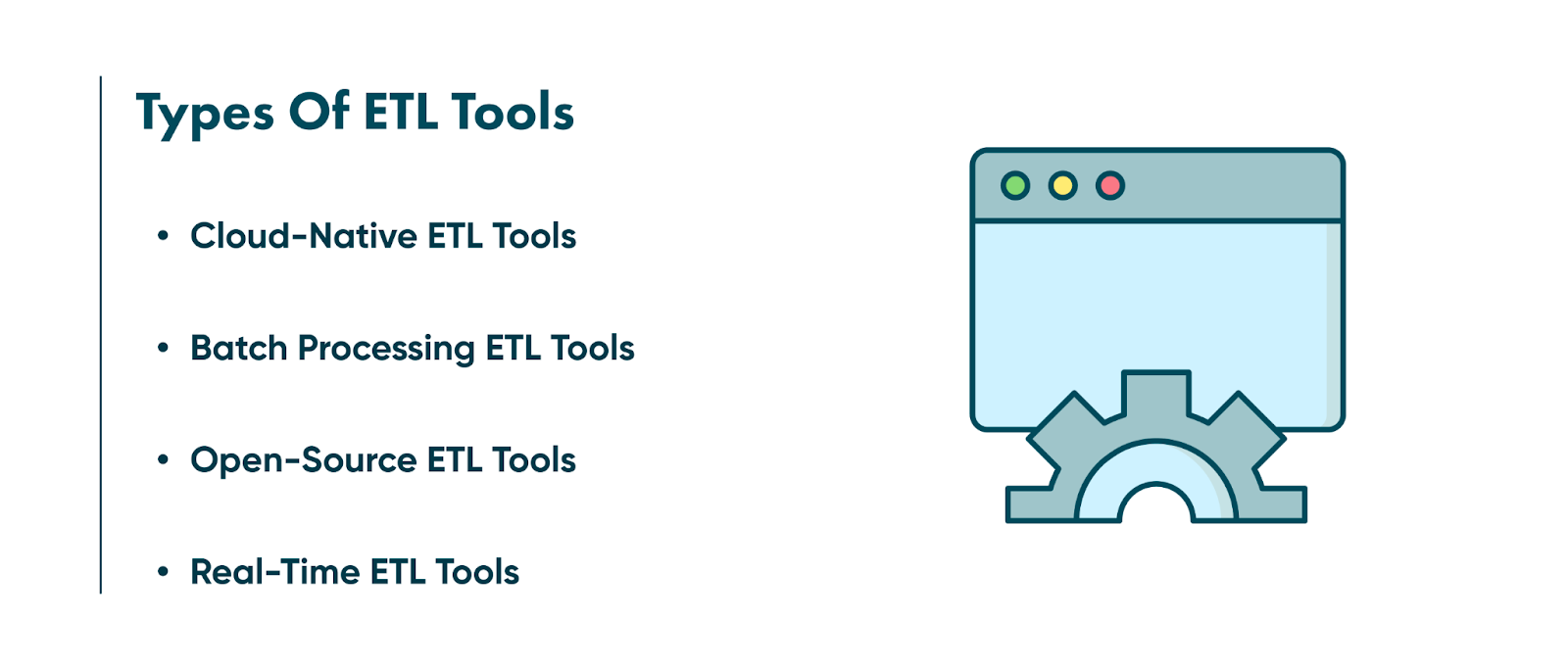 Your business works with the specific data type, and you should use the right ETL tool to meet the requirements of your business. We have the list of available tools. 