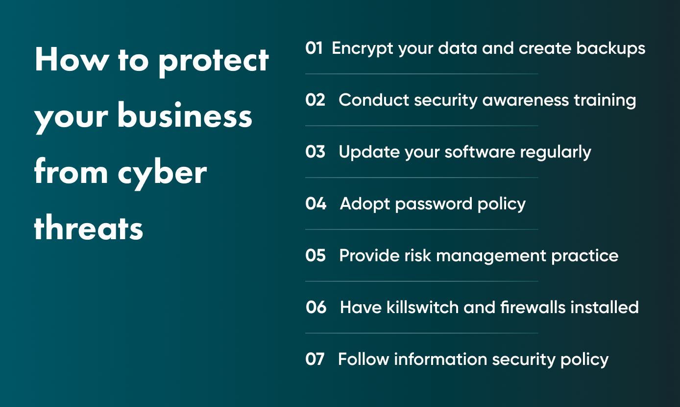 If you don’t want to lose money and hurt your reputation, your business should be adequately protected. Check out the steps you should take to improve your cybersecurity. 