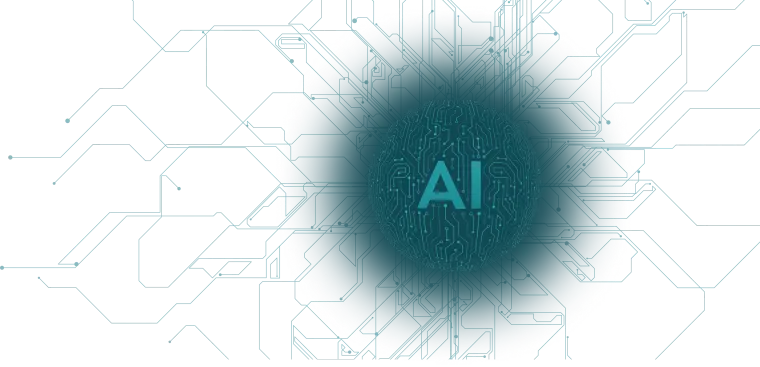 Artificial intelligence services hero illustration